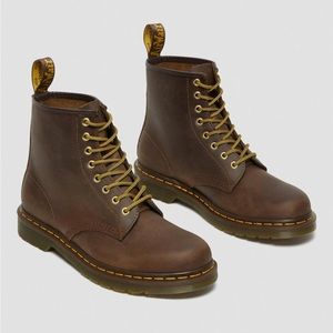 Dr.Martens| 1460 Crazy Horse Leather Lace Up Boots| Eu 43 US (w11) (m10)